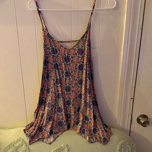 Mossimo Supply Co. Multicolor Floral Tank Top